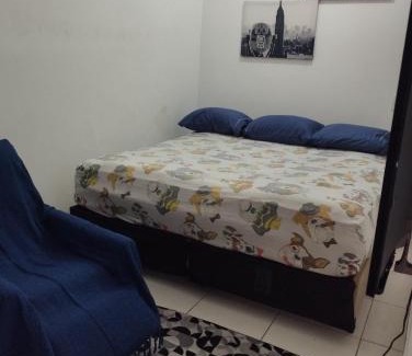 Furnas Apartamento | Apartamento 1 no Tremembé quarto cozinha banheiro