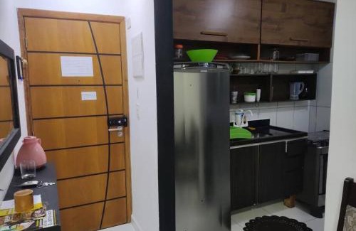 Vila Assuncao Apartamento | Apartamento 2 dormitórios e sacada gourmet frente ao MAR