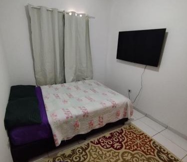 Furnas Apartamento | Apartamento 8 no Tremembé quarto cozinha banheiro