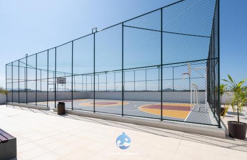 Picarras Apartamento | Apartamento a 150m da PRAIA com Ar-condicionado, Wi-Fi Condomínio com PISCINA, quadra de esportes Playground infantil a 15 minutos do Beto Carreiro