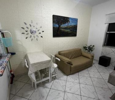 Mongagua Apartamento | Apartamento aconchego Lari Léo