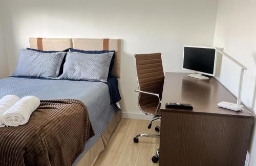 Panamby Apartamento | Apartamento com espaço de trabalho completo - Estação João Dias CPTM