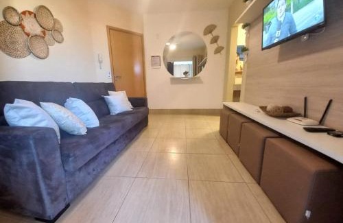 Bandeirantes Apartamento | Apartamento com varanda gourmet e churrasqueira Caldas Nova