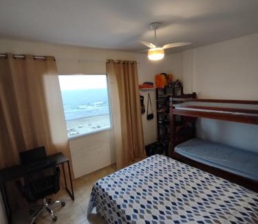 Tupi Apartamento | Apartamento com vista mar em todos ambientes