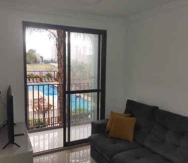 Campo Grande Apartamento | Apartamento confortável e com piscina em São Paulo