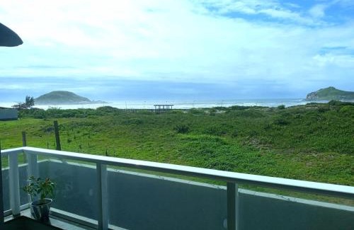 Centro Apartamento | Apartamento de Frente para o Mar com Vista Incrível da Praia da Vila, Piscina e Varanda com Churrasqueira