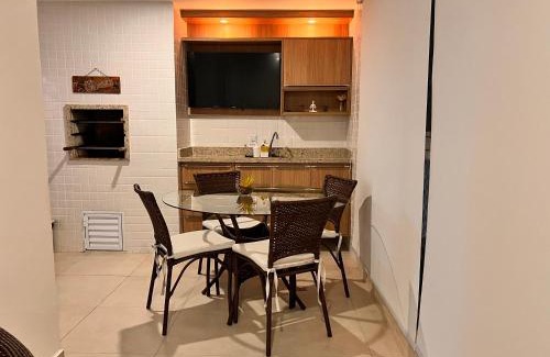 Vila Clais Apartamento | Apartamento em Bertioga com varanda gourmet