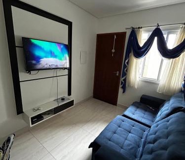 Vista Linda Apartamento | Apartamento em Condomínio Beverly Hills Praia de Vista Linda - Bertioga com Estacionamento e Piscina