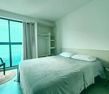Intermares Apartamento | Apartamento Flat, Incrível, 250 M da Praia