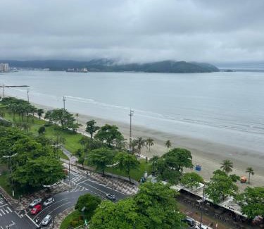 Embare Apartamento | Apartamento Frente a Praia do Embare Santos