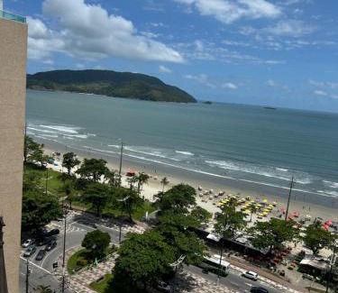 Embare Apartamento | Apartamento Frente a Praia do Embare Santos