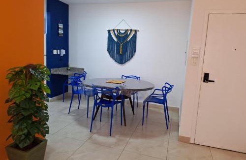 Jardim Vitoria Apartamento | Apartamento Guarujá Enseada Caravela - próximo da praia - com ar condicionado e vaga para carro