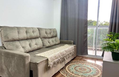 Vila Industrial Apartamento | Apartamento Inteiro - 2 Quartos com AC - Wifi 1000mb - Piscina - 1 Vaga de Garagem - Elevador - Sacada Gourmet - Indicado para Grupos, Hospedes a Trabalho, Família e Pets