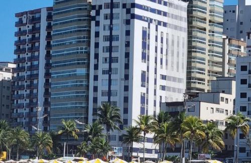 Vila Assuncao Apartamento | Apartamento Kit Ocian na Praia Grande Frente Mar