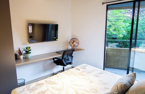 Laureles - Estadio Hotel | Apartamento Laureles con vista al exterior