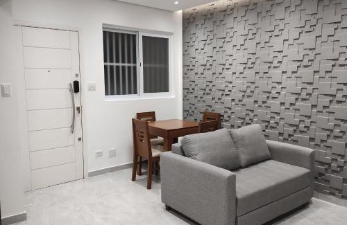 Gonzaga Apartamento | Apartamento Luxuoso à Beira-mar no Gonzaga - Ideal para Casais e Famílias