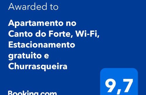 Canto do Forte Apartamento | Apartamento no Canto do Forte, Wi-Fi, Estacionamento gratuito e Churrasqueira