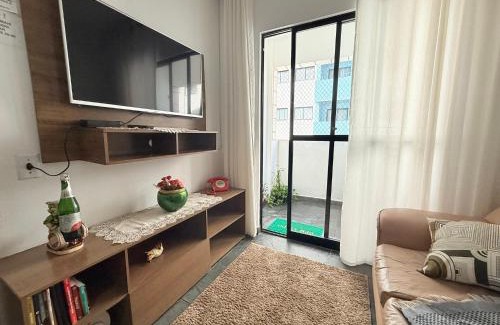 Aviacao Apartamento | Apartamento Praia Grande completo 5min da praia com garagem
