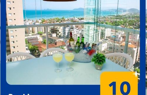 Loteamento Joao Batista Juliao Apartamento | Apartamento SOL DOURADO Vista Mar Guarujá Enseada