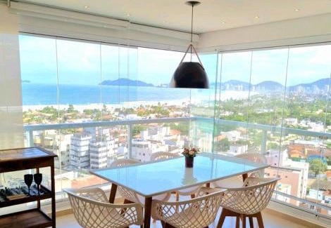 Loteamento Joao Batista Juliao Apartamento | Apartamento SOL DOURADO Vista Mar Guarujá Enseada