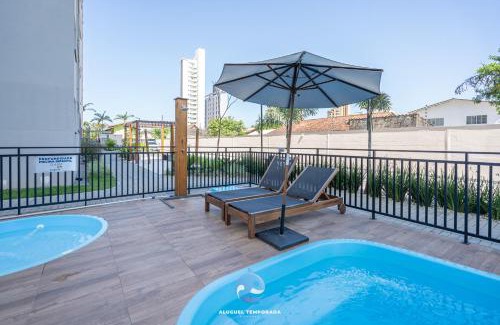 Picarras Apartamento | Apartamentos completos a 15min BETO CARREIRO com WI-FI CHURRASQUEIRA em CONDOMÍNIO com PISCINA portaria 24h Ideal para família