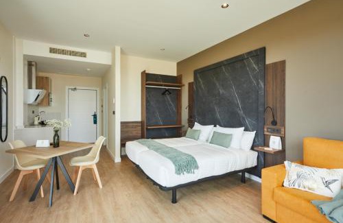 Salces Apartamento | Apartamentos Silken Fontibre Iberia & Spa