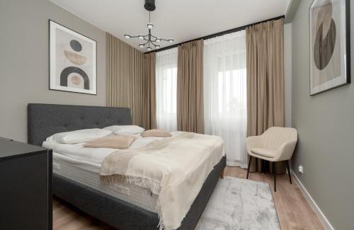 Krzyki Apartamento | Apartamenty Zwycięska z klimatyzacją, FREE GARAGE Wrocław by Noclegi Renters