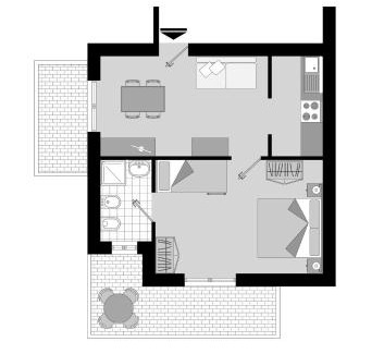 Lignano Sabbiadoro Apartamento | Aparthotel Carinzia