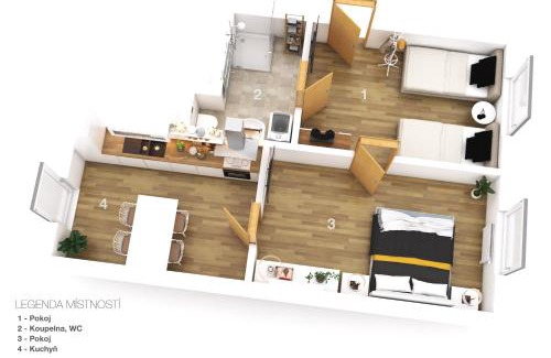 Mikulcice Apartamento | Apartmány Mikulčice