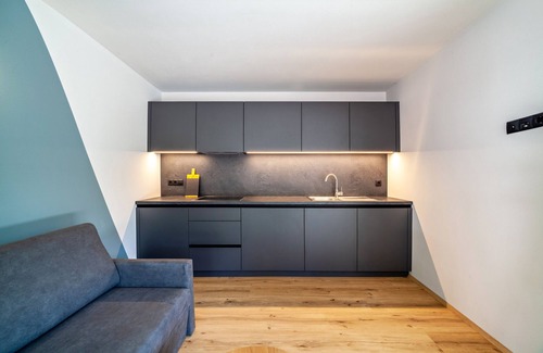 Saltusio Apartamento | Apartamento "Lodge Terrace Exclusive One" con vistas a la montaña y Wi-Fi