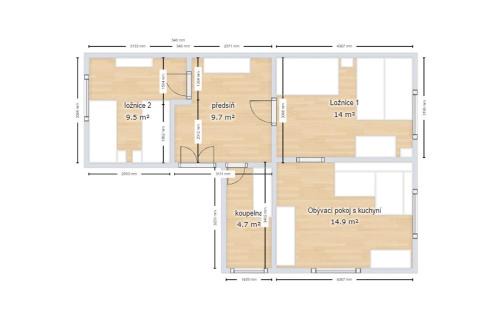 Nove Mesto pod Smrkem Apartamento | Apartman BALA
