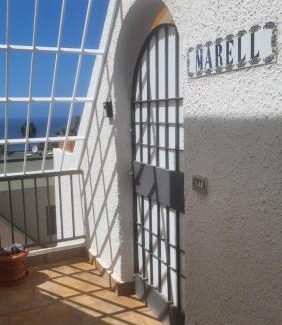 Los Gigantes Apartamento | Apartment mit Sonnenterrasse und Panorama - Meerblick, 5 Min. von Hafen + Strand