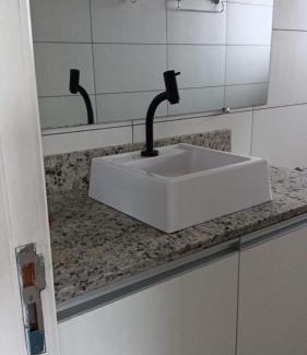 Passo de Torres Apartamento | Apartment 2 blocks from the sea with parking and Wi-Fi
