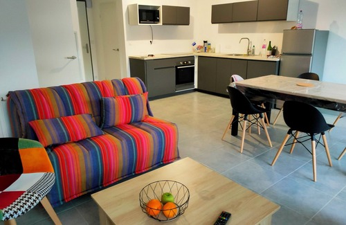 Langrune-sur-Mer Apartamento | Apartment 50 m from the sea, ideal for families