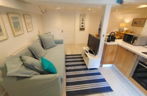 Hendaye Apartamento | Apartment 55 m2, sunny garden & pool in Villa 1905