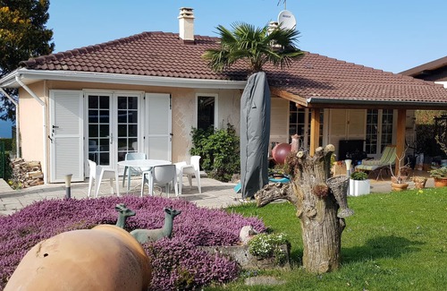 Publier Villa | Apartamento de 83 m2 en villa con vistas al lago de Ginebra y Golf Evian a pie