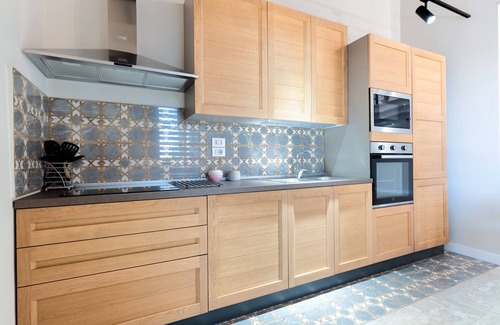 Marina di Pulsano Apartamento | Apartamento 'A Casa Di Palma - 2' con Wi-Fi y aire acondicionado