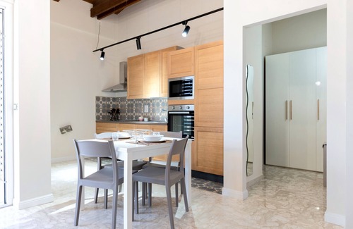 Marina di Pulsano Apartamento | Apartamento 'A Casa Di Palma - 2' con Wi-Fi y aire acondicionado