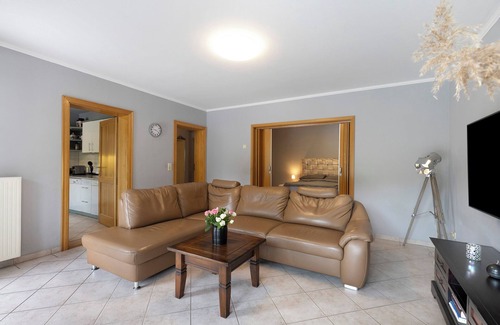 Groß Lindow Apartamento | Apartamento 'Am Wasser 2' con vistas al lago, terraza compartida y wifi