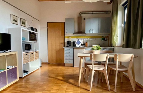 Schmorsdorf Apartamento | Apartamento "Antonie", dormitorio - Alte Scheune Rietzschelhof
