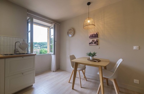Domme Apartamento | Apartamento-Apartamento-Baño con bañera-Vista a la Ciudad