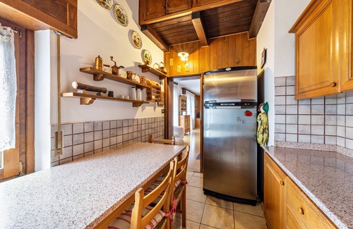 Pieve di Cadore Apartamento | Apartamento 'Appartamento Primo Piano 2' con vistas a la montaña, terraza privada y Wi-Fi