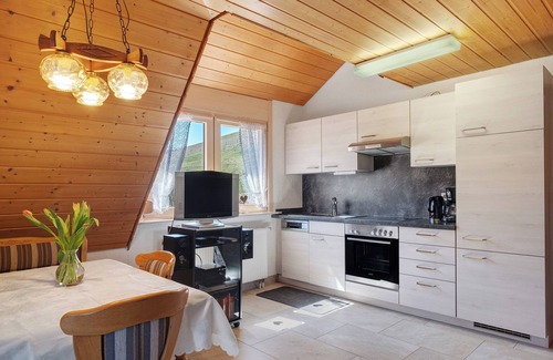 Sankt Georgen im Schwarzwald Apartamento | Apartamento 'Armbruster' con terraza compartida, jardín compartido y Wi-Fi