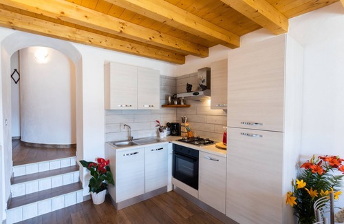 Vesio Apartamento | Apartamento 'Artù' con jardín compartido, balcón y Wi-Fi