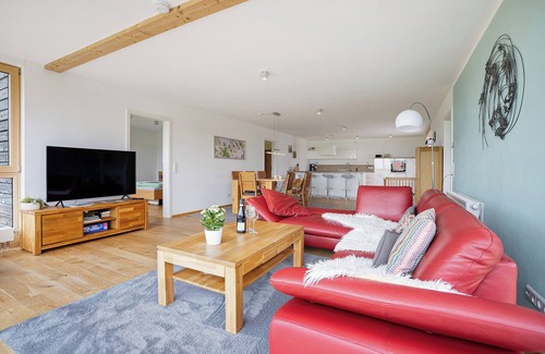 Wangen im Allgaeu Apartamento | Apartamento 'Auf Dem Haldershof Og' con vistas a la montaña, terraza privada y Wi-Fi