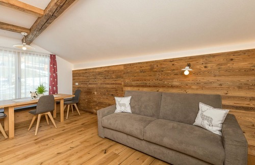 Valle di Casies Apartamento | Apartamento 'Ausserharmerhof Bergdiamant' con vistas a la montaña, jardín compartido y Wi-Fi