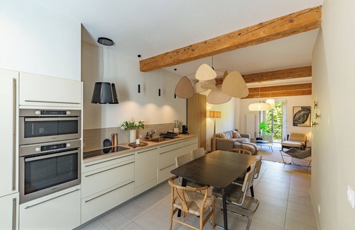 Pont-en-Royans Apartamento | Apartamento 'Aux Portes Du Vercors' con vistas a la montaña, balcón y Wi-Fi