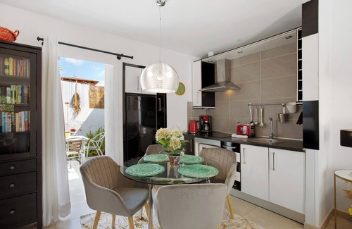 Sonnenland Apartamento | Apartamento 'Bungalow Aloe Dunas' con jardín, piscina compartida y Wi-Fi rápido