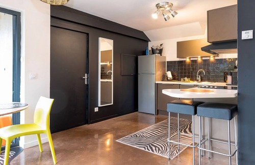 Le Touvet Apartamento | Apartamento 'Bureau' con vistas a la montaña, terraza privada y Wi-Fi