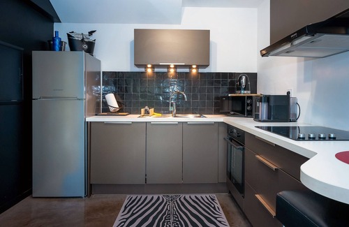 Le Touvet Apartamento | Apartamento 'Bureau' con vistas a la montaña, terraza privada y Wi-Fi